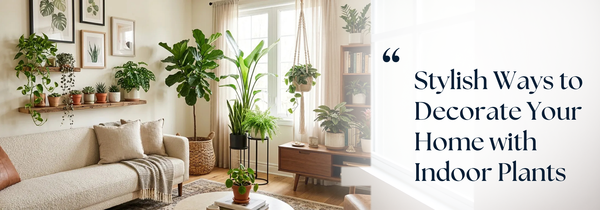 Stylish Ways to Decorate Your Home with Indoor Plants
