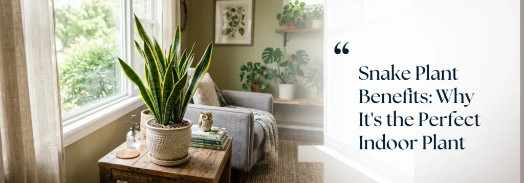 Snake Plant Benefits: Why It's the Perfect Indoor Plant