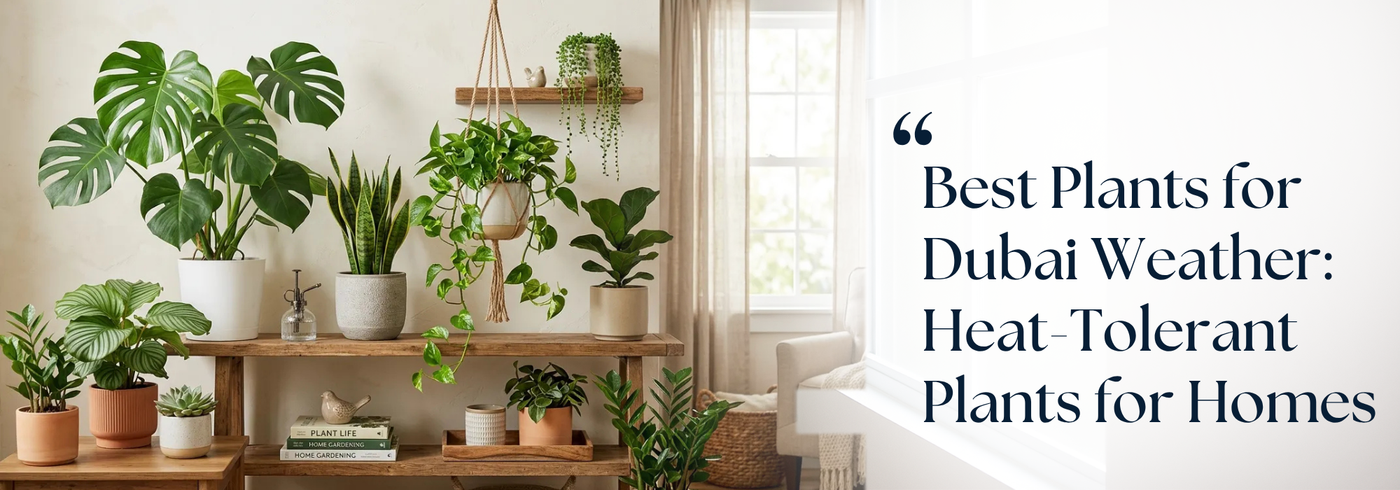 Best Plants for Dubai Weather: Heat-Tolerant Plants for Homes
