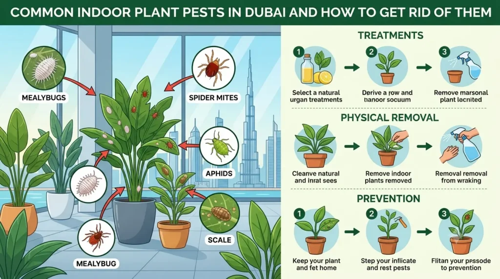 Common Indoor Plant Pests in Dubai and How to Get Rid of Them